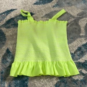 neon green top
